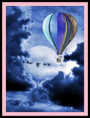 VIAJE EN GLOBO, CIELO,COLOR