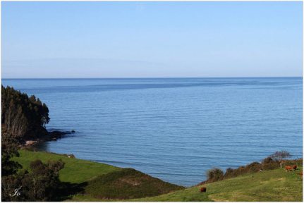 Mar en calma. Para Julie