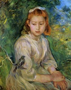 Berthe-Morisot-Young-Girl-with-a-Bird
